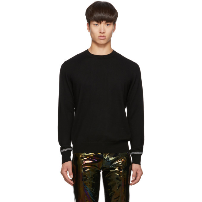 Photo: Givenchy Black Wool Webbing Sweater