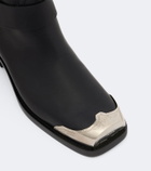 Paris Texas Roxy embellished leather biker boots