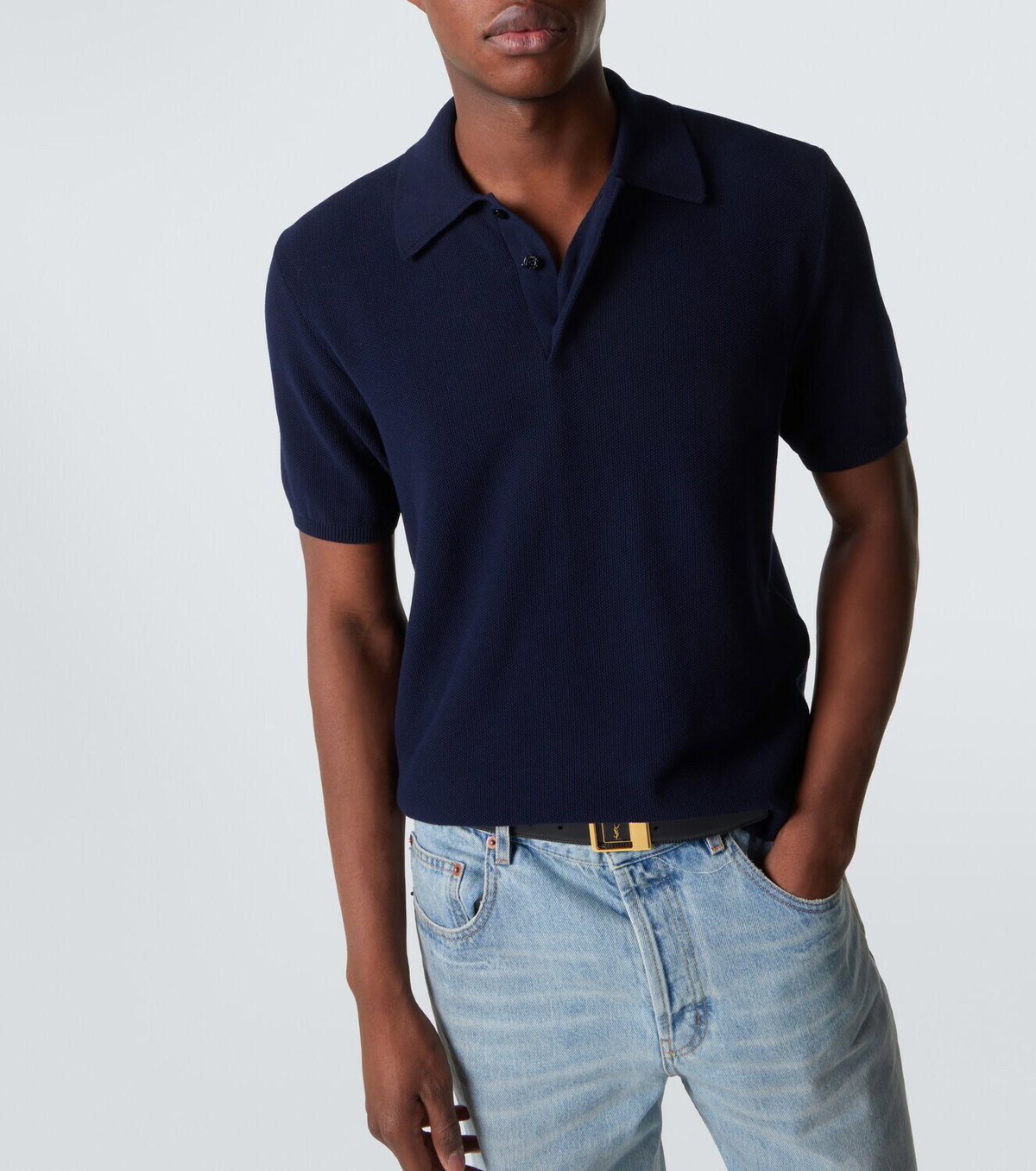 Saint Laurent Cotton polo shirt