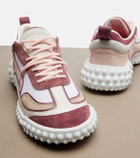Christian Louboutin Mara suede and mesh sneakers