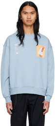 Li-Ning Blue Skateboard Sweatshirt