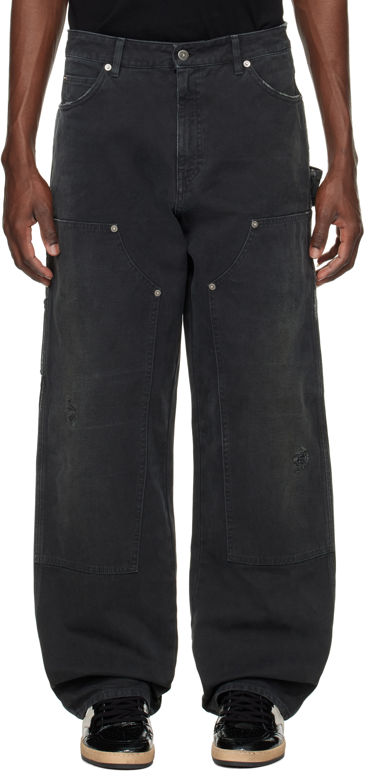 Golden Goose Black Distressed Jeans