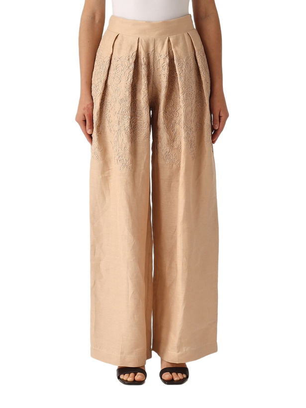 Photo: Ermanno Scervino Pantalone Lino Ricamo Trousers