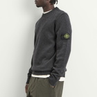 Stone Island Men's Lambswool Jumper in Lead Melange