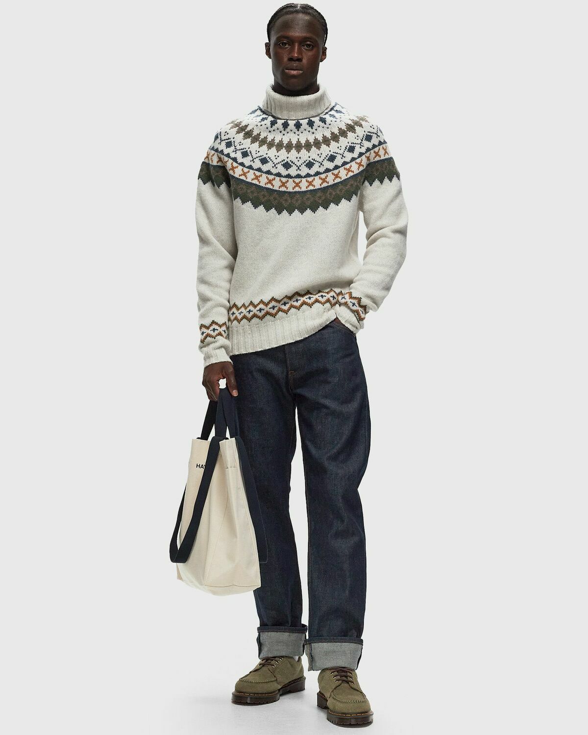 Barbour Roose Fai Roll Grey Pullovers