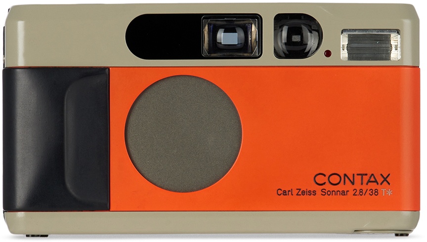 Photo: MAD Paris SSENSE Exclusive Orange MAD Contax T2 Camera