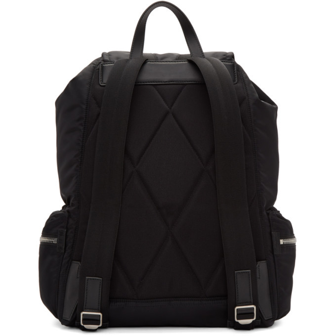 Burberry Black Extra Large Aviator Backpack Burberry display picture 2