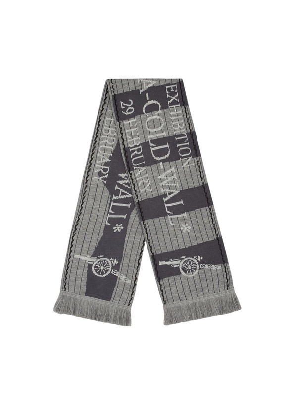 Photo: A-COLD-WALL* Logo Motif Fringe Scarf