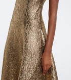 Roland Mouret Lamé jacquard gown
