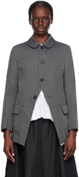 Comme des Garçons Comme des Garçons Gray Pinstripe Blazer