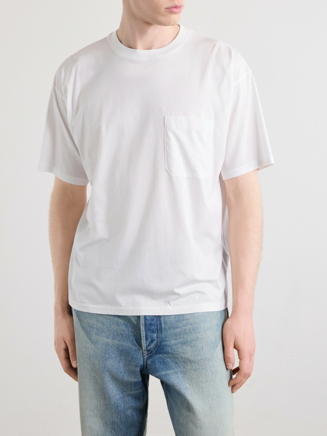 FRAME - Pima Cotton T-Shirt - White
