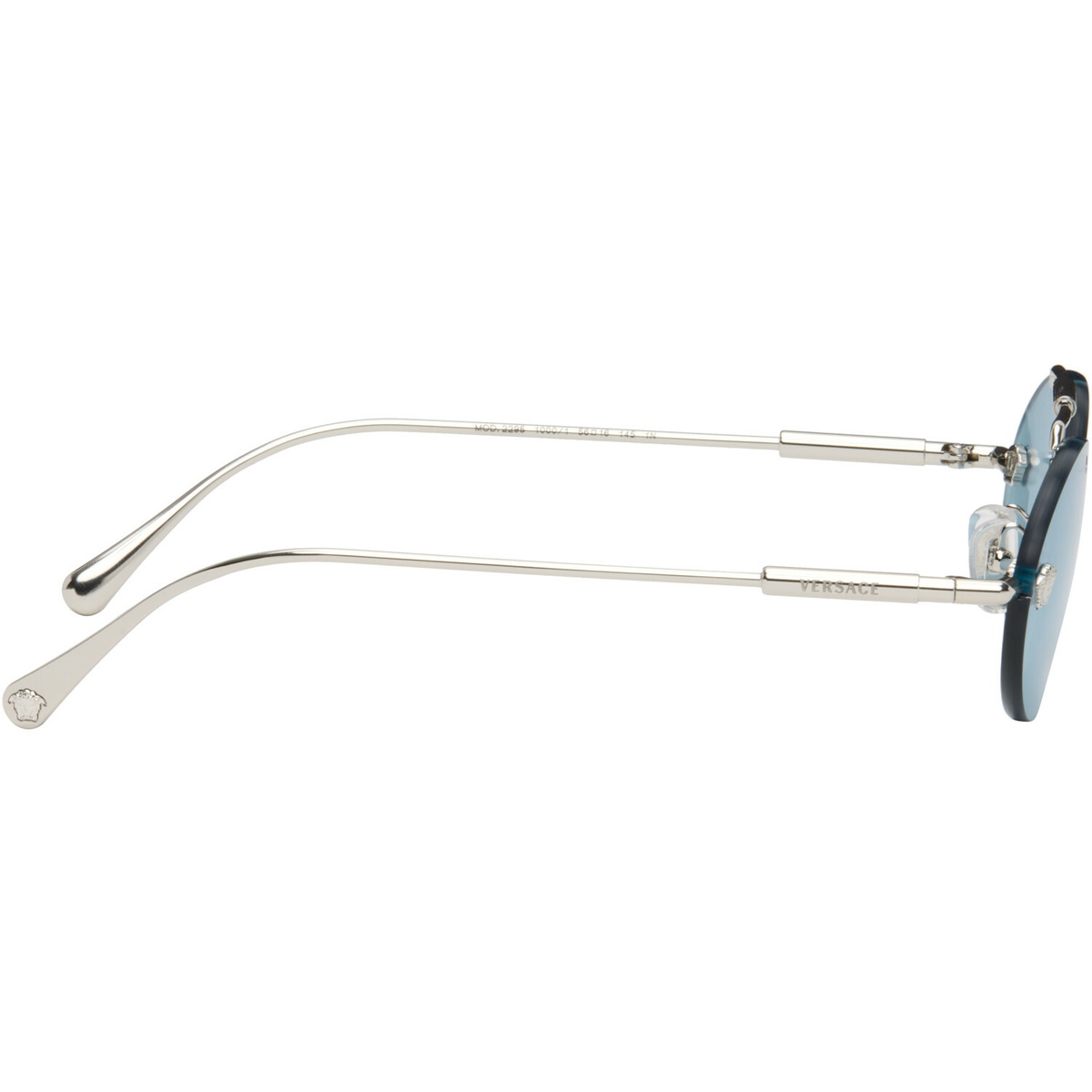 Versace Silver Medusa Sunglasses