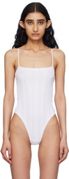 Cou Cou White 'The Bodysuit' Bodysuit