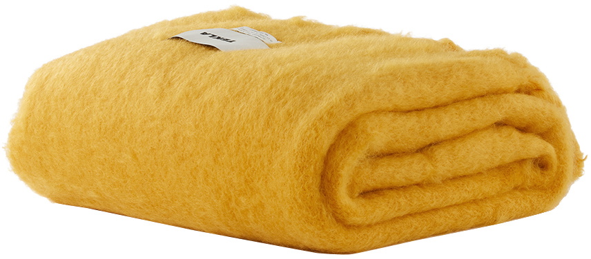 Tekla Yellow Le Corbusier Mohair Blanket
