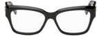 Balenciaga Black Rectangular Glasses