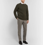 Kingsman - Waffle-Knit Wool and Cashmere-Blend Sweater - Green