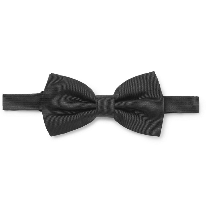 Photo: Dunhill - Pre-Tied Mulberry Silk-Twill Bow Tie - Black
