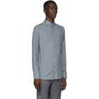 Z Zegna Green and Grey Check Shirt