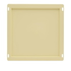 HAY Medium Square/Cube Recycled Colour Crate Lid in Light Yellow 