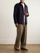 Loro Piana - Whitney Cotton, Silk and Cashmere-Blend Shirt Jacket - Blue
