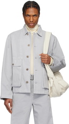 LEMAIRE Gray Boxy Denim Jacket