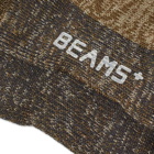Beams Plus Men's Outdoor Sock in Green