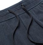 James Perse - Loopback Supima Cotton-Jersey Drawstring Shorts - Navy