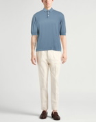 Eleventy Platinum Mens Polo shirt Slate in Blue