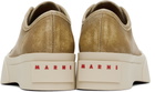 Marni Tan Pablo Low-Top Lace-Up Sneakers