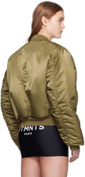 VTMNTS Khaki & Orange Alpha Industries Edition Reversible Bomber Jacket