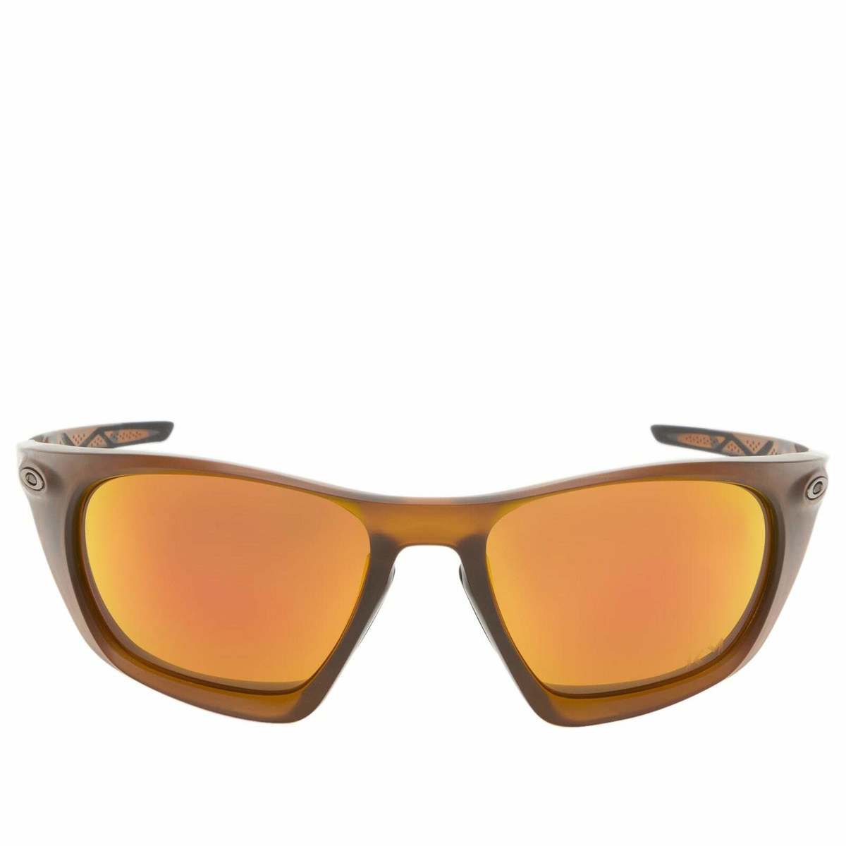 Oakley Lateralis Sunglasses in Matte Dark Amber/Prizm Ruby 