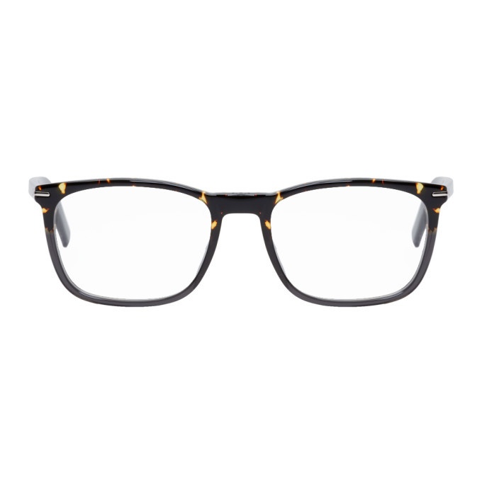 Photo: Dior Homme Tortoiseshell and Grey BlackTie265 Optical Glasses