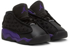 Nike Jordan Baby Black & Purple Jordan 13 Retro Sneakers