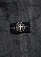 Stone Island Sprayed Straight-leg Nylon Trousers Black