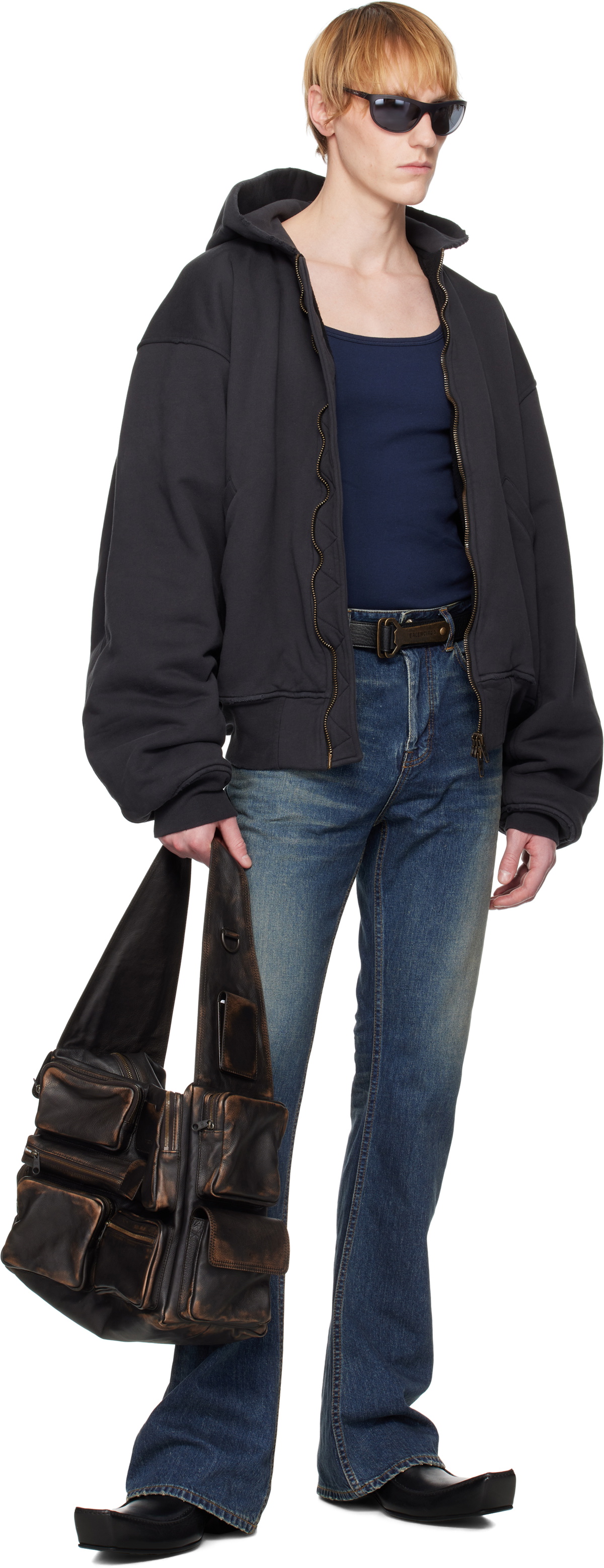 Balenciaga Blue Bootcut Jeans