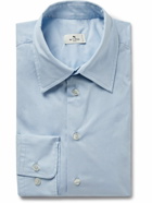 Etro - Slim-Fit Stretch-Cotton Shirt - Blue