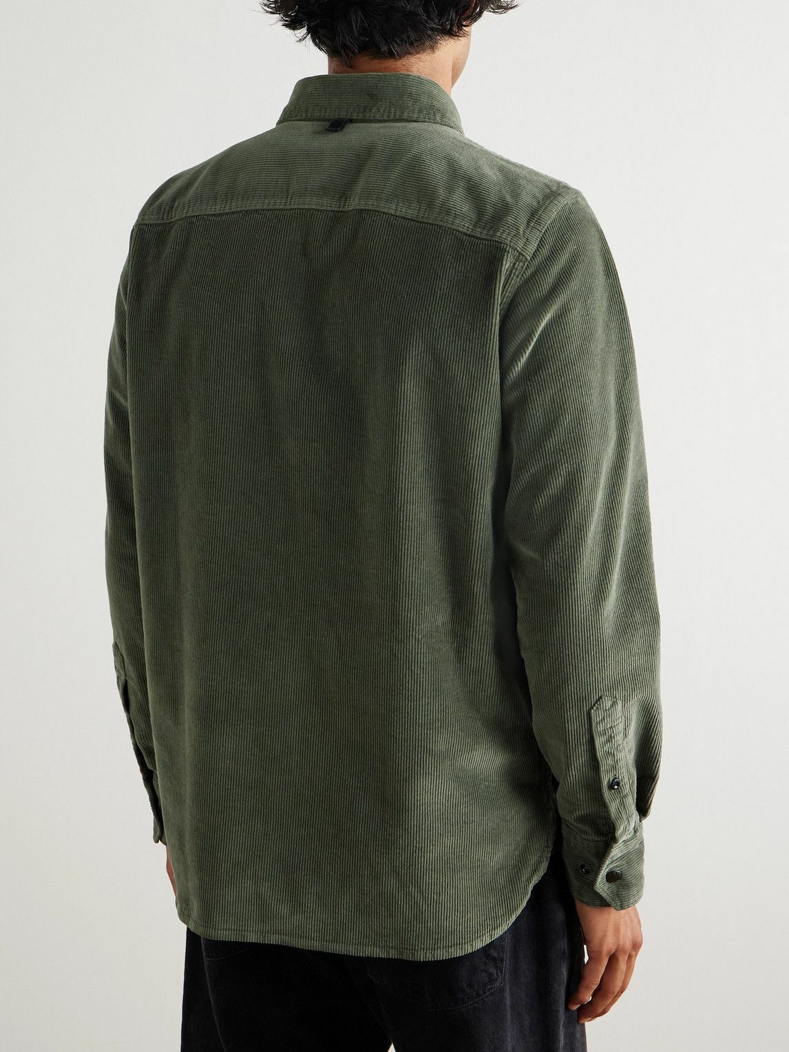 Rag & Bone - Cotton-Blend Corduroy Overshirt - Green