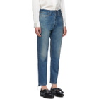 Chimala Blue Narrow Tapered Cut Selvedge Jeans