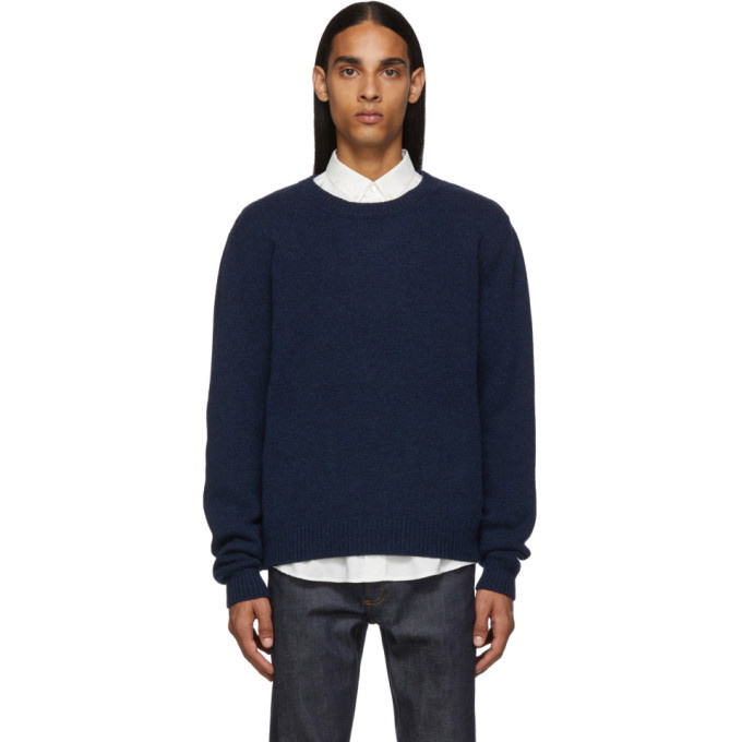 Photo: A.P.C. Navy Pullover Sweater