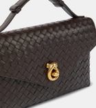 Bottega Veneta Knot Lock Intrecciato leather crossbody bag