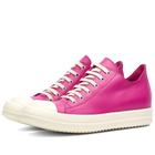 Rick Owens Women's Low Sneakers in Hot Pink/Milk