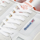 Reebok Men's LT Court Sneakers in White/Chalk/Burnt Orange