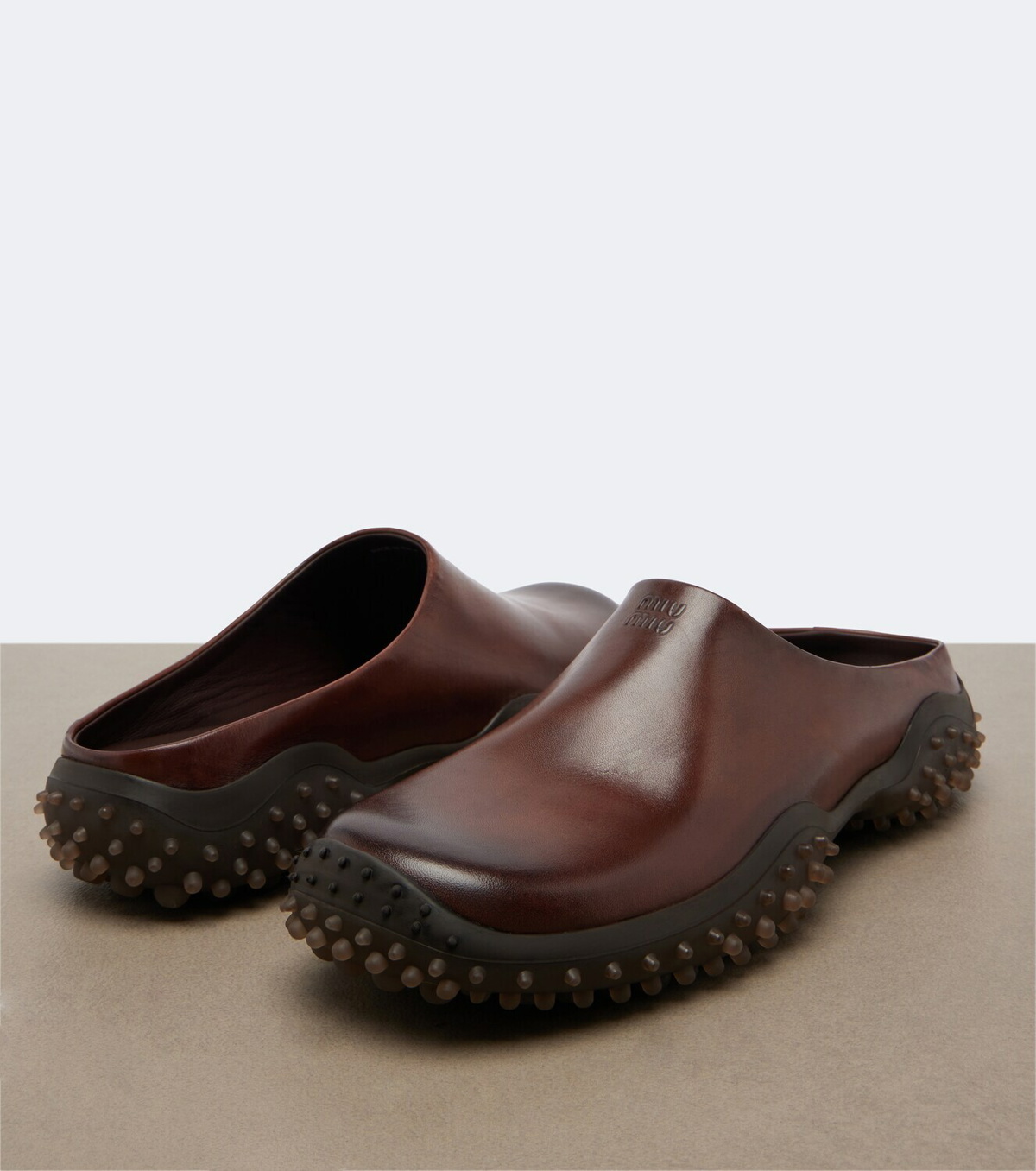 Miu Miu Leather mules