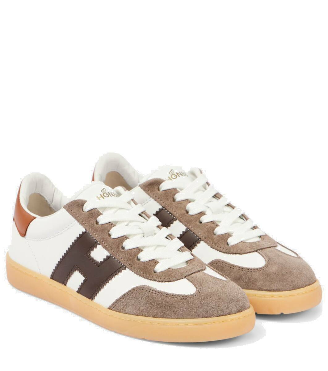 Chaussures Loafer Hogan - Suède Ebony Brown Avec Barre Penny - Neuf Avec Emballage - Homme