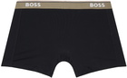 BOSS Three-Pack Black Boxers