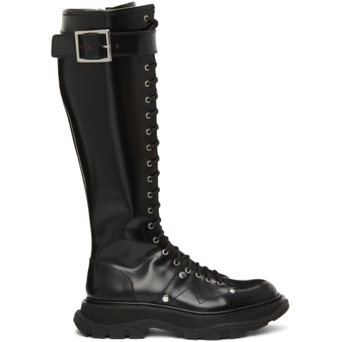 Alexander mcqueen discount high boots