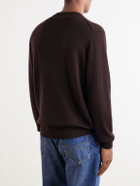Thom Sweeney - Cashmere and Silk-Blend Jersey Sweater - Brown