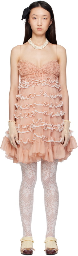 Photo: Valentino Pink Chiffon Minidress
