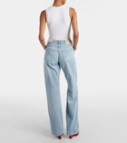 7 For All Mankind Tess high-rise straight-leg jeans