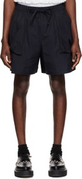 Simone Rocha Black Cargo Pocket Shorts